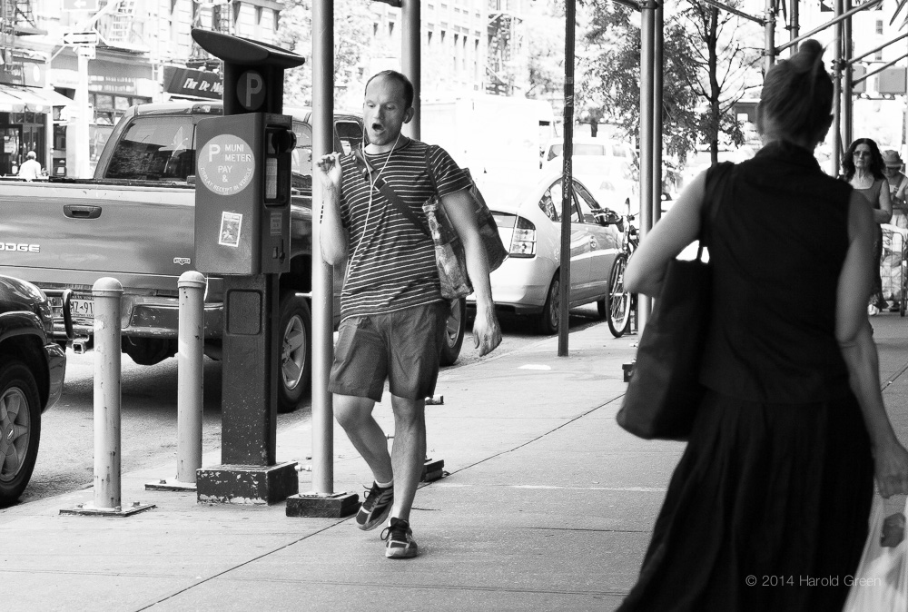 "Singing On Sunday" Garment District, New York City © 2014 Harold Green.