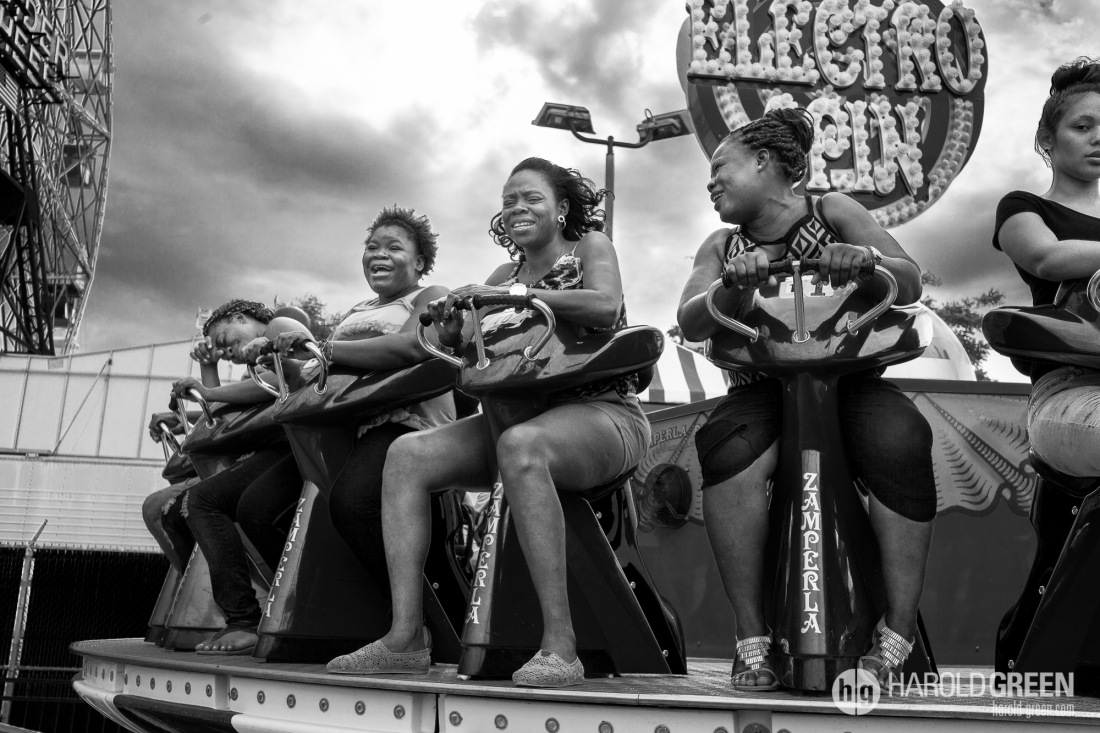 "Not Sure About This" Coney Island, New York City © 2014 Harold Green.