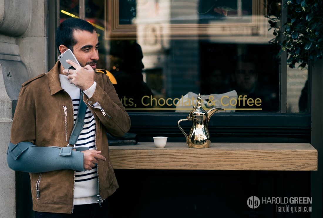 "Sunday Morning Coffee" London © 2015 Harold Green.