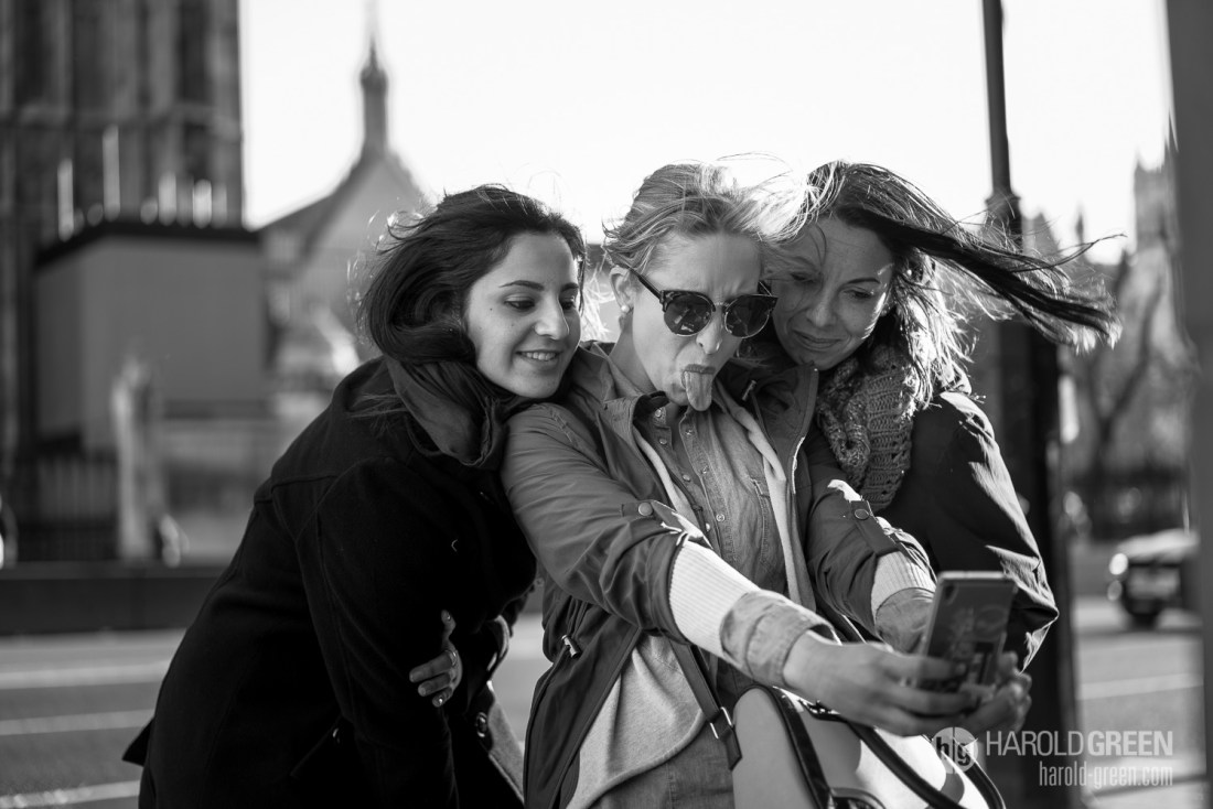 "Selfie" London © 2015 Harold Green.