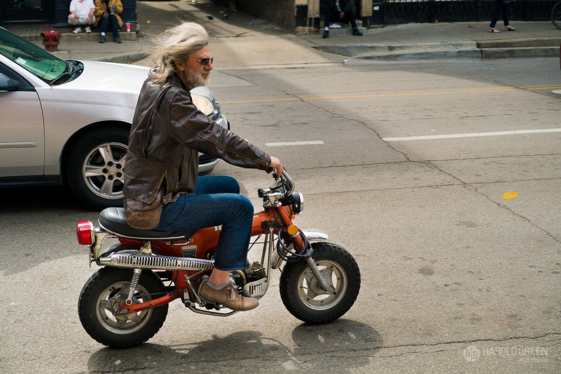 "Never Too Old" Chicago, Wicker Park © 2015 Harold Green.